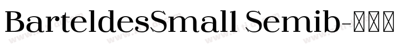 BarteldesSmal1 Semib字体转换